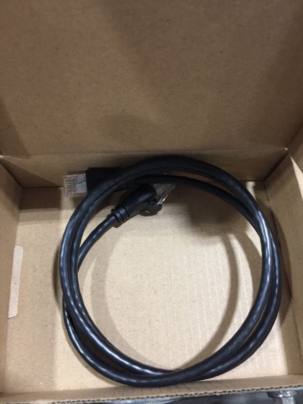 Photo 2 of Amazon Basics RJ45 Cat-6 Ethernet Patch Internet Cable - 3 Foot (0.9 Meters)
