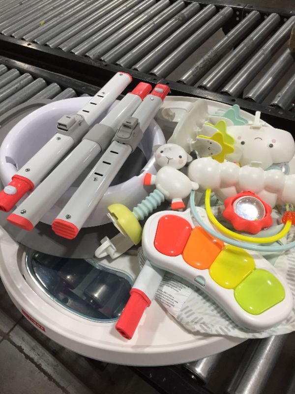 Photo 1 of Skip Hop Baby Activity Center: Interactive Play Center with 3-Stage Grow-with-Me Functionality, 4mo+, Silver Lining Cloud
