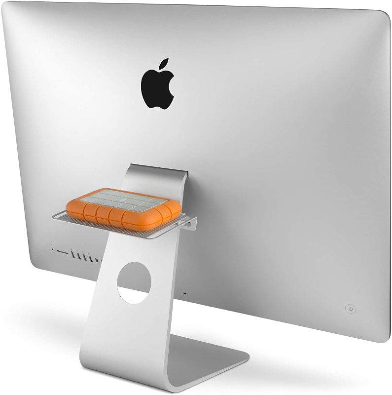 Photo 1 of Twelve South Backpack for iMac and Apple Displays | Hidden Storage Shelf for Hard Drives and Accessories (Silver)
