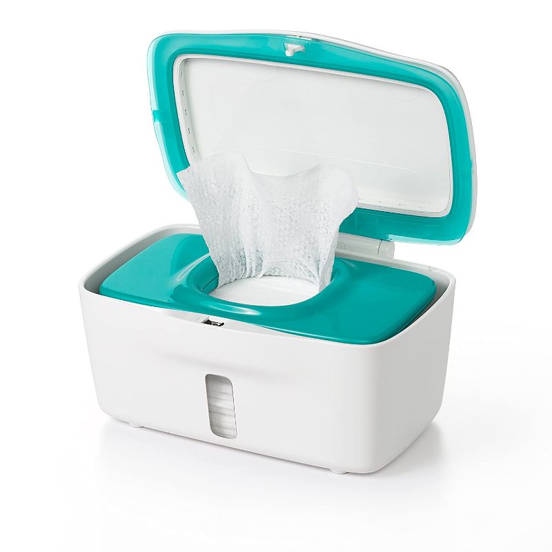 Photo 1 of OXO Tot Perfect Pull Wipes Dispenser, Teal
