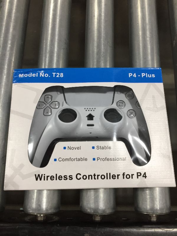 Photo 2 of T28 Game Controller Replacement for PS4 Bluetooth-compatible Dual Vibration 6 Axis Wireless Game Controller
