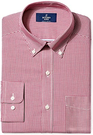 Photo 1 of Buttoned Down Men's Classic Fit Button Collar Pattern Dress Shirt
