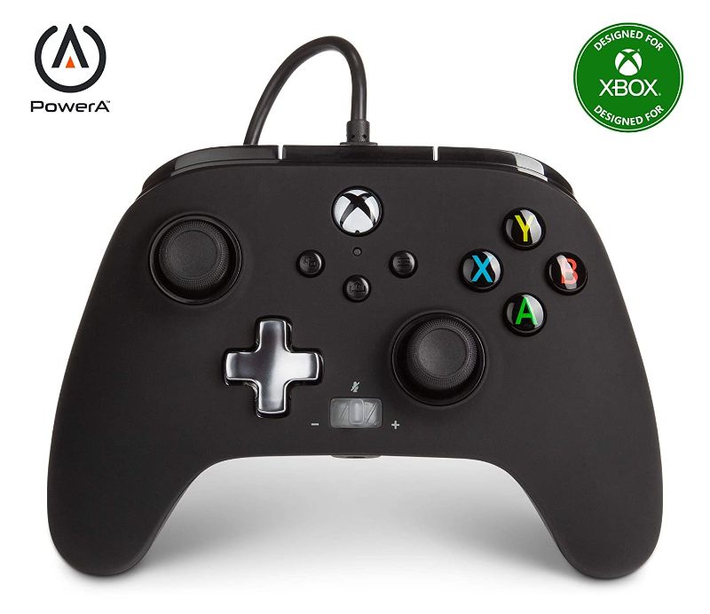 Photo 1 of PowerA Enhanced Wired Controller for Xbox Series X/S - Black, Gamepad, Wired Video Game Controller, Gaming Controller, Xbox Series X/S, Xbox One
