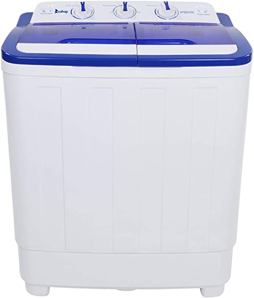 ZOKOP Portable Washing Machine,16 lbs Compact Twin Tub Washer and Spin