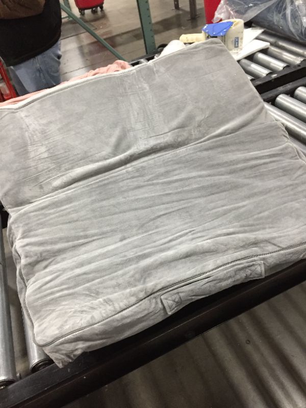 Photo 3 of 2 part grey wedge pillow, MORPHED