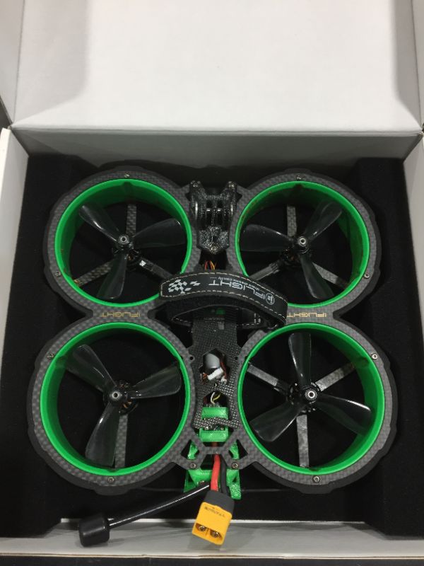 Photo 2 of iFlight Green V3 6S CineWhoop BNF 145mm 3inch with TBS Crossfire Nano SucceX-E mini F7 35A 300mW stack for FPV Drone
