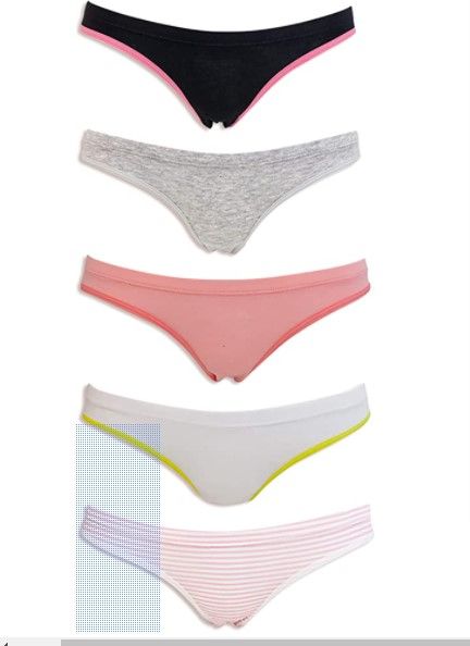 Photo 1 of Emprella Cotton Underwear Women, 5 Pack Womens Bikini Panties, No Ride- So Comfortable