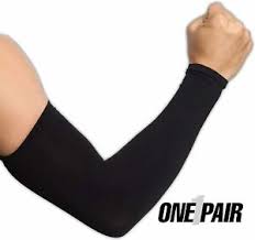 Photo 1 of Arm Sleeves for Men and Women Compression UV Sun Protection - Basketball Running