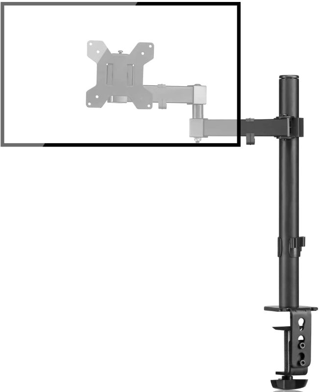 Photo 1 of Monitor Mount Single Fully Adjustable Arm Fits One Screen 13-32 inch 22lbs for Monitor Computer Screen