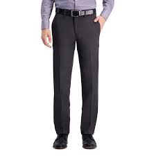 Photo 1 of Haggar Men's Cool 18 Pro Straight Fit Flat Front Superflex Waistband Pant 38x34