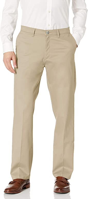 Photo 1 of LEE Men's Total Freedom Stretch Relaxed Fit Flat Front Pant
