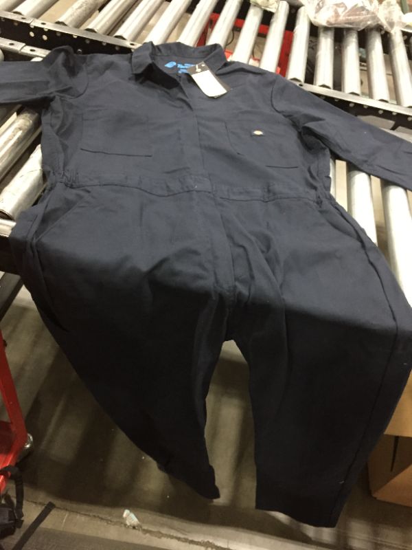 Photo 3 of Dickies Women's Flex Cooling Long Sleeve Coveralls - Dark Navy Size 2Xl (FV485F)