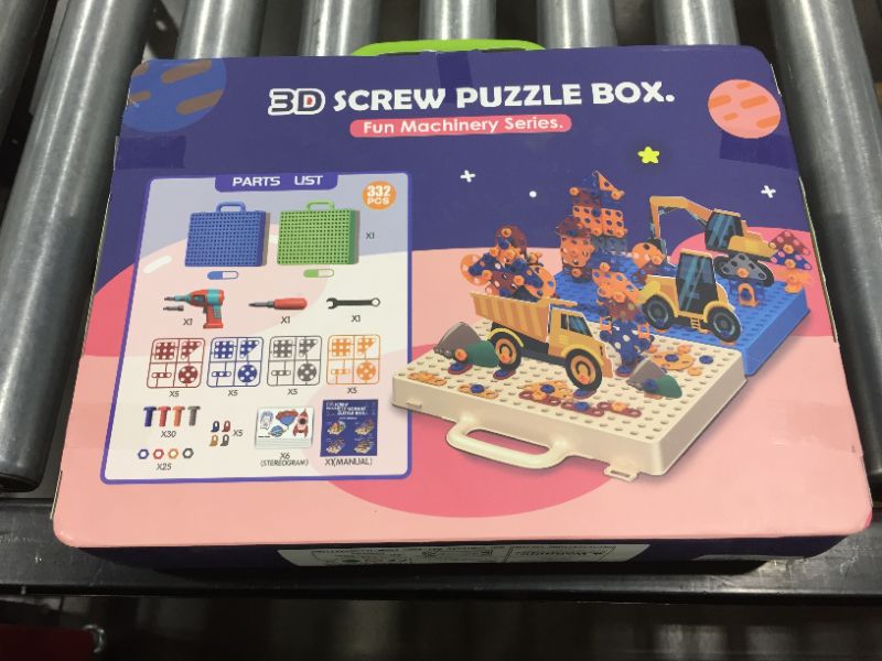 Photo 2 of 3D screw puzzle box, 332 pcs