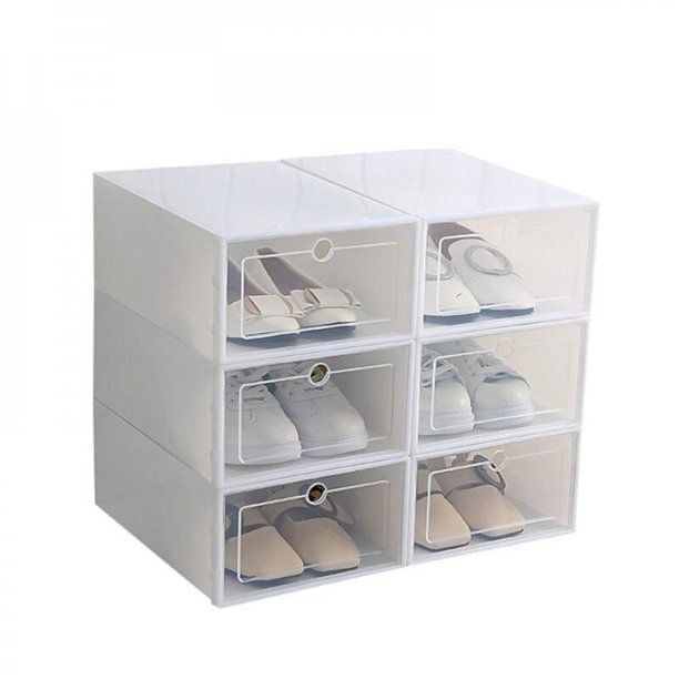 Photo 1 of Clearance Foldable Shoes Box Transparent Storage Shoe Box Drawer (20 pck)