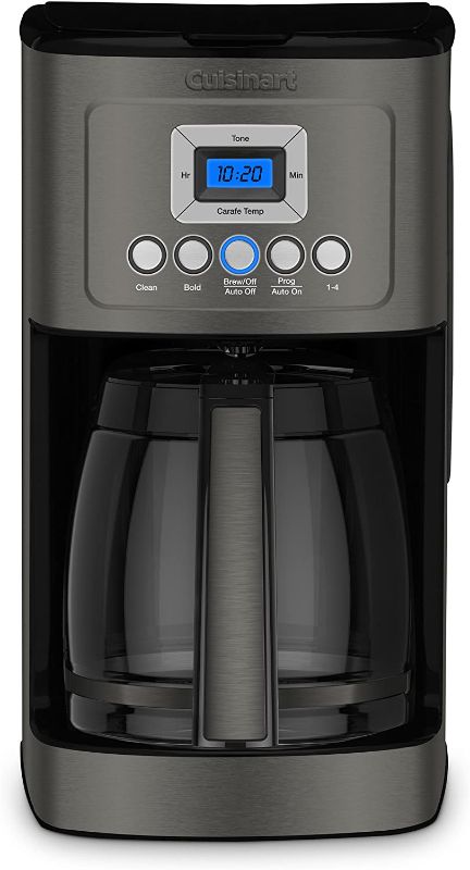 Photo 1 of Cuisinart DCC-3200BKSP1 Perfectemp Coffee Maker, 14 Cup Progammable with Glass Carafe, Black Stainless Steel
