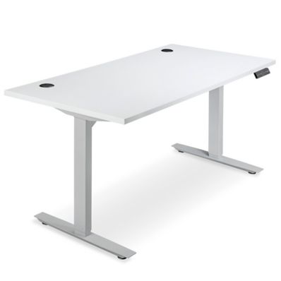 Photo 1 of Adjustable Height Desk - 60 x 30", White
