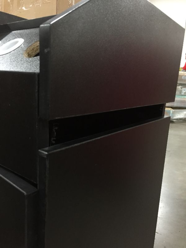 Photo 5 of Black storage cabinet on wheels Unknown brand