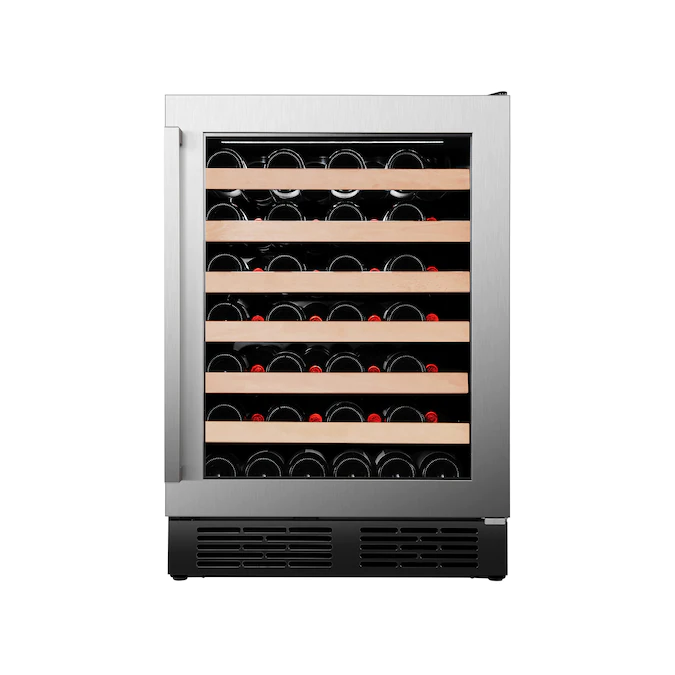 Photo 1 of Hisense 54-Bottle Capacity Stainless Steel Built-In/Freestanding Wine Chiller