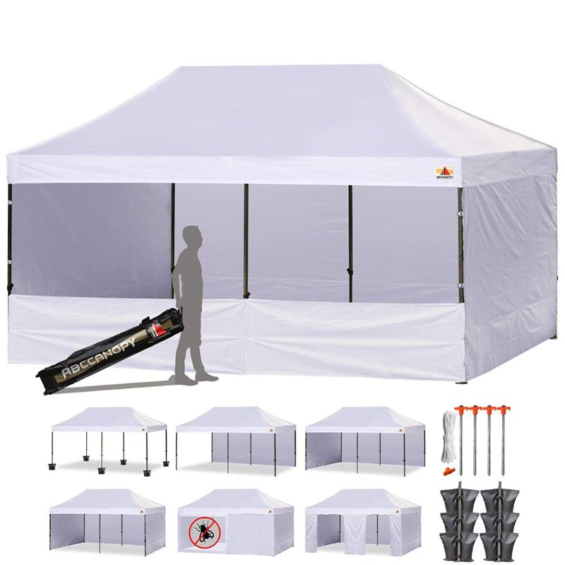 Photo 1 of ABCCANOPY 10x20 Pop-up Canopy, NO COLOR, MISSING TOP COVERING
