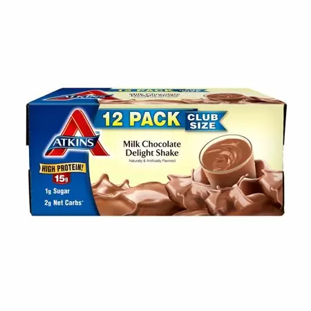 Photo 1 of Atkins Advantage Milk Chocolate Delight Shake - 11 fl. oz. - 12 ct, ENJOY BY 06/17/2022