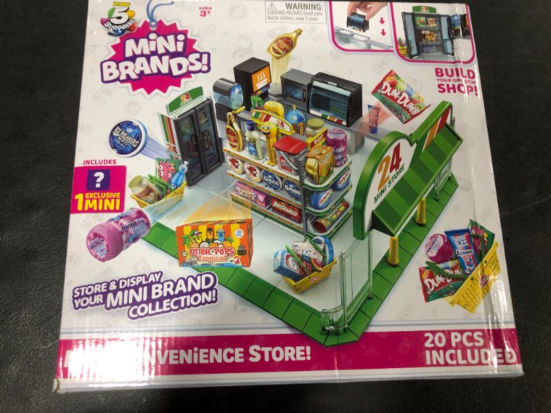 Photo 2 of 5 Surprise Mini Brands! Mini Convenience Store! Store & Display Playset [20 Pieces]
