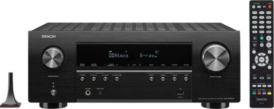 Photo 1 of Denon - AVR-S960H 8K Ultra HD 7.2 Channel (90 Watt X 7) AV Receiver 2020 Model - Built for Gaming, Music Streaming - Black
