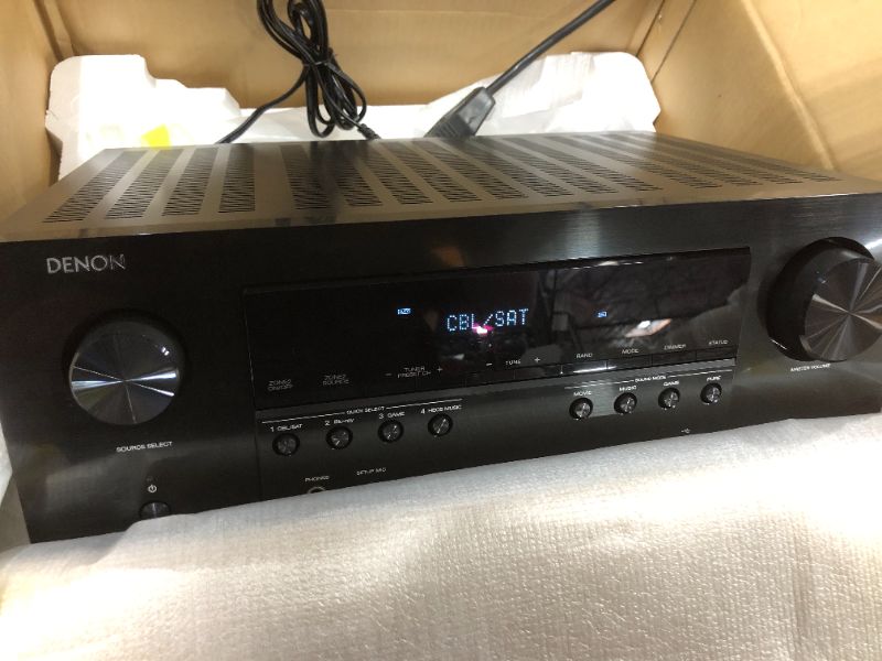 Photo 5 of Denon - AVR-S960H 8K Ultra HD 7.2 Channel (90 Watt X 7) AV Receiver 2020 Model - Built for Gaming, Music Streaming - Black
