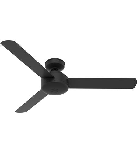 Photo 1 of Hunter Fan 50810 Presto 52 inch Matte Black with Flat Matte Black/Matte Black Blades Ceiling Fan