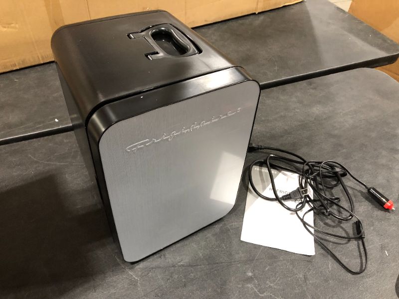Photo 1 of FRIGIDAIRE Portable 10L, 15-can Mini Fridge Brushed Stainless Rugged Refrigerator, EFMIS183-SS
