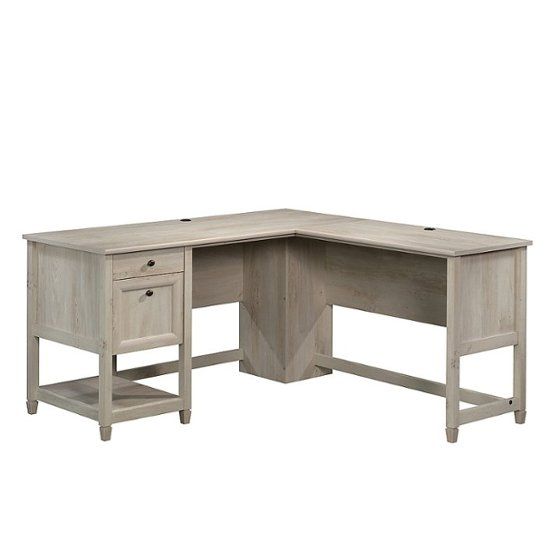 Photo 1 of Sauder - Edge Water L-Desk - Chalked Chestnut 426500
