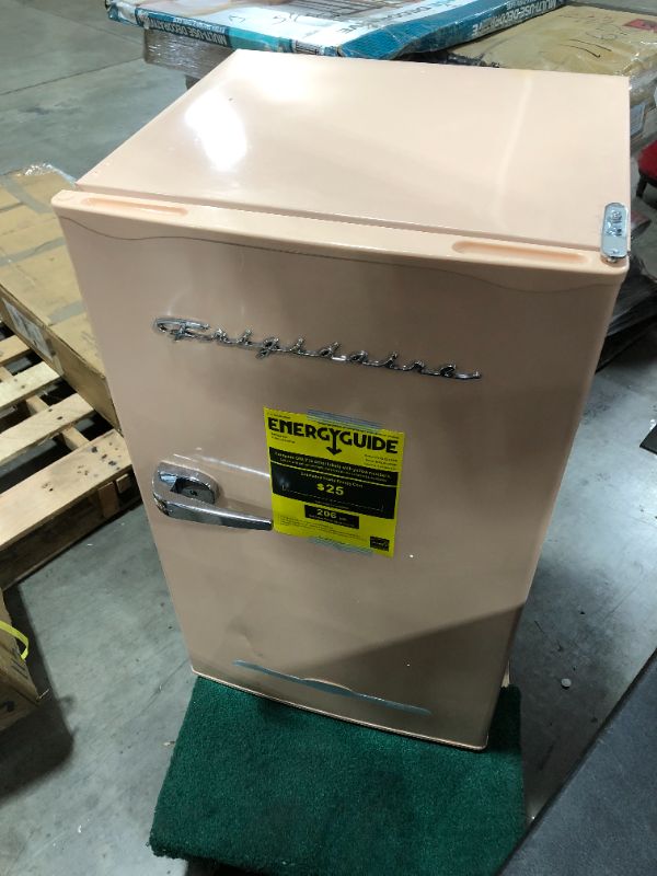 Photo 2 of Frigidaire - 3.2 Cu. Ft. Mini Fridge with Side Bottle Opener - Coral
