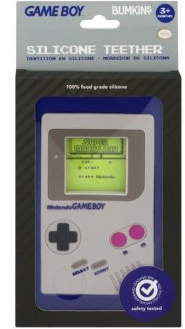 Photo 1 of bumkins nintendo gameboy silicone teether