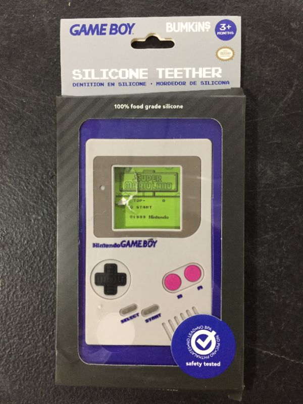 Photo 2 of bumkins nintendo gameboy silicone teether