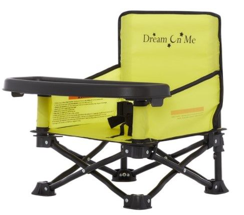 Photo 1 of Dream On Me Sit 'N Play Portable Booster Seat in Yellow