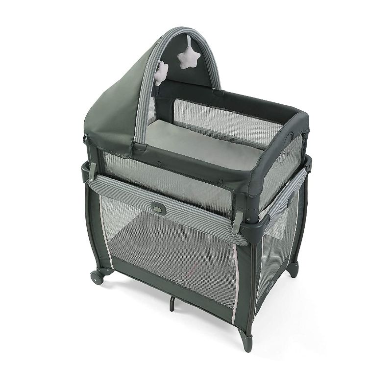 Photo 1 of Graco My View 4 in Baby Bassinet with 4 Stages Including Raised Bassinet at Eye Level, Montana fashion