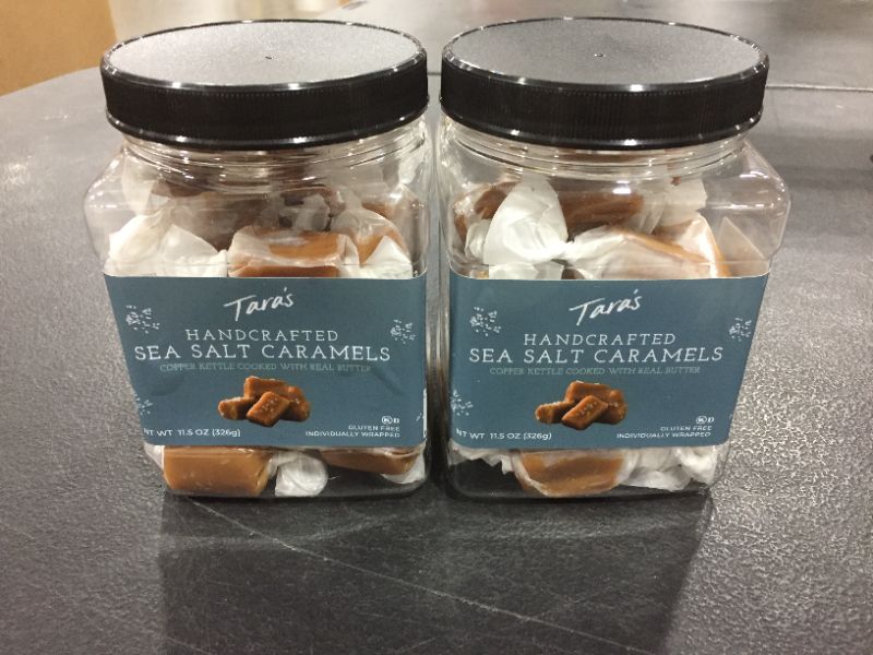 Photo 1 of 2 of the Tara's All Natural Handcrafted Gourmet Sea Salt Caramel: Small Batch, Kettle Cooked, Creamy & Individually Wrapped 