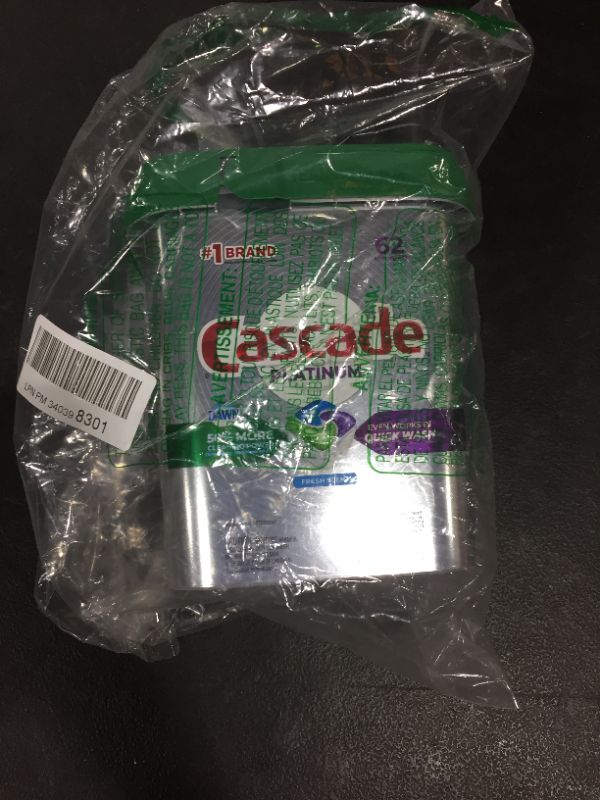 Photo 2 of Cascade Platinum ActionPacs Fresh Scent Dishwasher Detergent