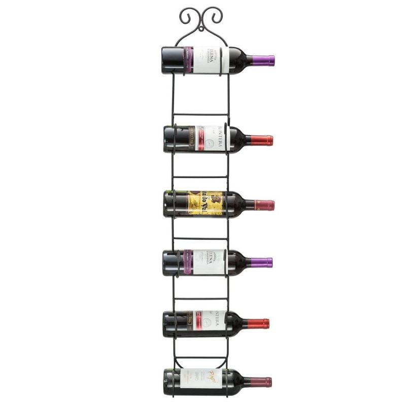 Photo 1 of 6-Bottle Wall Mounted Wine Rack