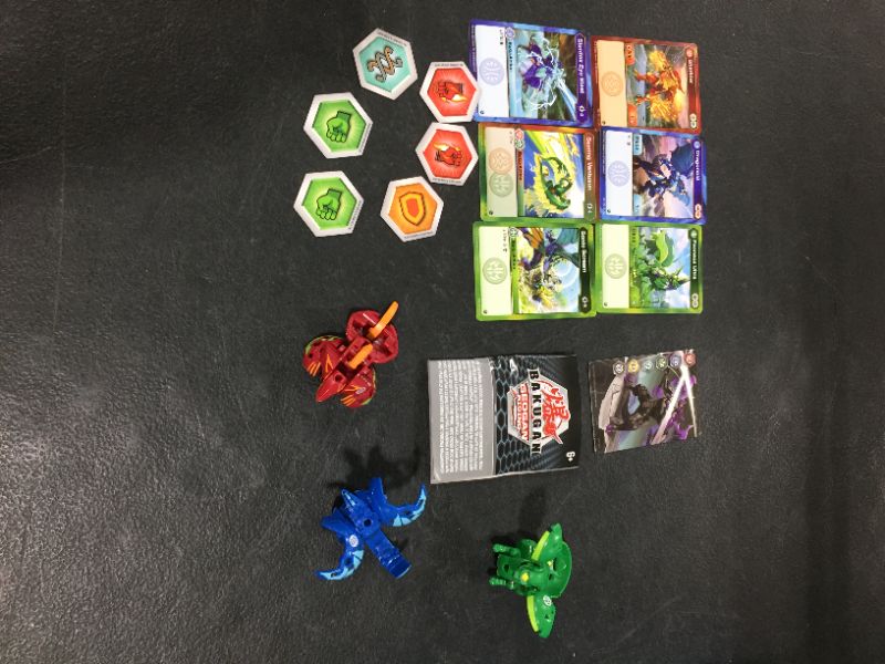 Photo 2 of Bakugan Starter Pack 3-Pack, Fenneca Ultra, Geogan Rising Collectible Action Figures, Kids Toys for Boys