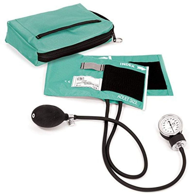 Photo 1 of Prestige Medical - 882-AQS Premium Aneroid Sphygmomanometer with Carry Case, Aqua Sea