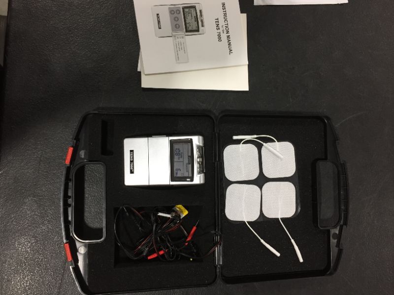 Photo 2 of TENS 7000 Digital TENS Unit with Accessories - TENS Unit Muscle Stimulator for Back Pain, General Pain Relief, Neck Pain, Muscle Pain