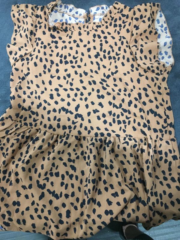 Photo 1 of Brown cheetah print blouse
size S