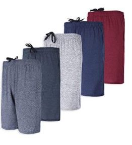 Photo 1 of 5-Pack Youth Dry-Fit Active Athletic Basketball Gym Shorts with Pockets Boys & Girls XL