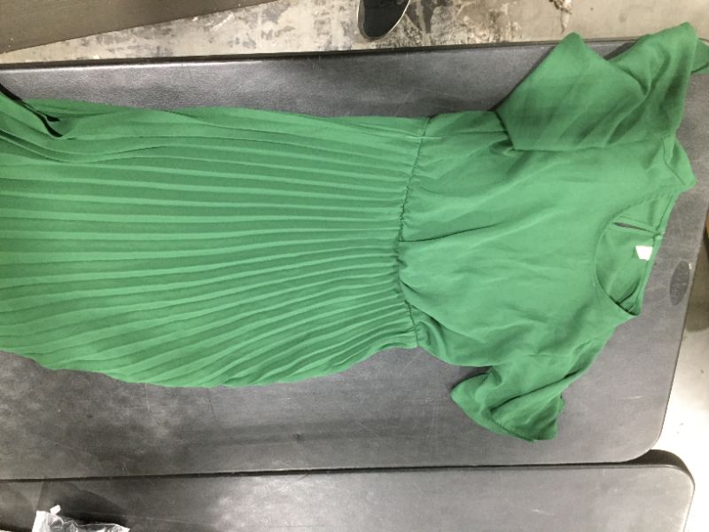 Photo 1 of Women's Green Ruffle Dress Med