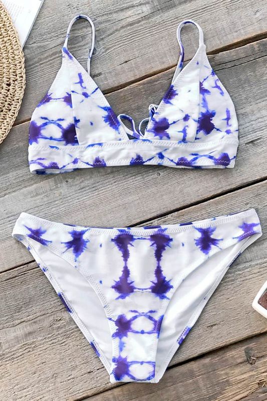 Photo 1 of Blue Crush Tie-Dye Bikini Med