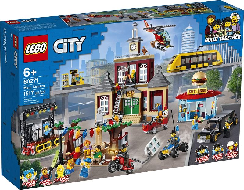 Photo 2 of LEGO City Main Square 60271 Set, Cool Building Toy for Kids, New 2021 (1,517 Pieces)
