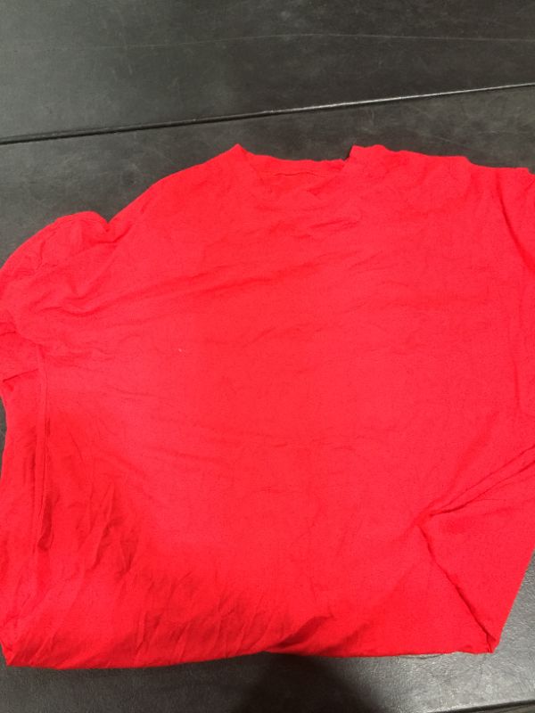 Photo 3 of Womens Red Tshirt Dress
size Xl
