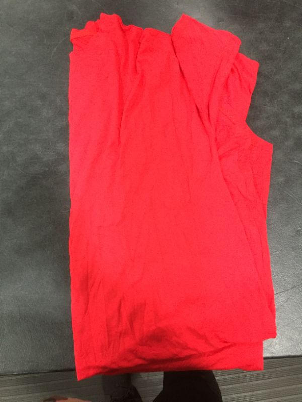 Photo 2 of Womens Red Tshirt Dress
size Xl