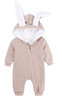 Photo 1 of Kids Tales Infant Baby Hooded Bodysuit Cute Rabbit Ear Long Sleeve Zipper Romper
size 76