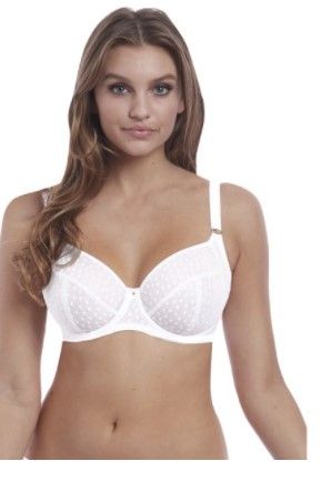 Photo 1 of Freya Womens Starlight Underwire Side Support K Cup Bra, 34HH, White
SIZE 34H